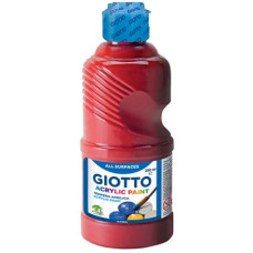 GIOTTO TEMPERA ACRILICA FLACONE DA 250ML ROSSO