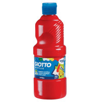 Giotto tempera pronta acrilica in bottiglia da 500 ml rosso