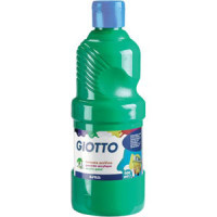 Giotto tempera pronta acrilica in bottiglia da 500 ml verde