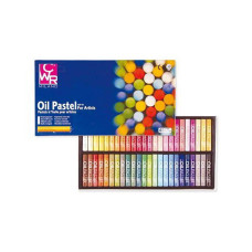 PASTELLI A OLIO TONDI SCATOLA 48 PEZZI COLORI ASSORTITI