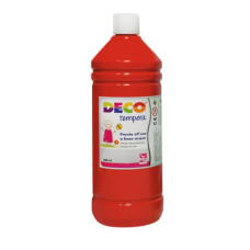 DECO TEMPERA FLACONE 500ML. ROSSO SCARLATTO