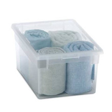 CONTENITORE MULTIUSO TERRY LIGHT BOX 6L – TRASPARENTE 19,5×28×13,2 CM