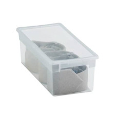 CONTENITORE MULTIUSO TERRY LIGHT BOX S 7L – TRASPARENTE 17,8×39,6×13,2 CM