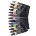 PENNARELLI DOPPIA PUNTA WINSOR NEWTON 12 COLORI ASSORTITI MANGA STEAMPUNK