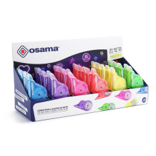 ESPOSITORE 36 CORRETTORI A NASTRO 20 MT COLORI ASSORTITI
