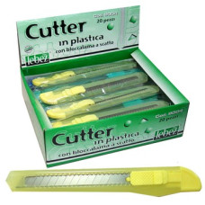 LEBEZ 9004 - CUTTER PICCOLO SCATOLA 20 PEZZI