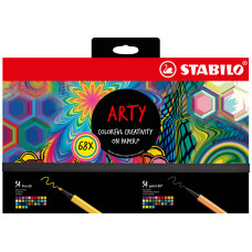 STABILO COLORFUL CREATIVITY ON PAPER 34 PZ POIN88 34 PZ PEN68