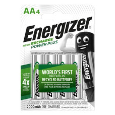 ENERGIZER BATTERIE STILO AA RICARICABILI BLISTER 4 PILE