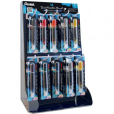 ESPOSITORE 24 PENNARELLI PENTEL DUAL METALLIC BRUSH COLORI ASSORTITI