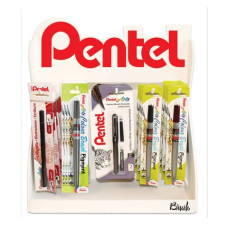 ESPOSITORE 85 BLISTER PENTEL MINI BRUSH CENTER COLORI ASSORTITI