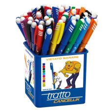 CANCELLIK PENNA CANCELLABILE BARATTOLO 50 PZ. COLORI ASSORTITI
