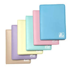 PORTATESSERE PASTELLO: CARDBOOK CON 14 SCOMPARTI PORTATESSERE PASTELLO: CARDBOOK CON 14 SCOMPARTI