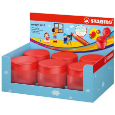 STABILO WOODY 3IN1 DESKSET 15 COLORI TEMPERINO