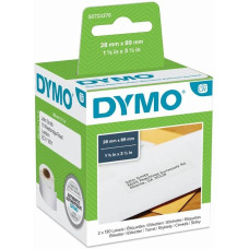 DYMO ROTOLO ETICHETTE. INDIRIZZI 89X36 MM CF.2 ROTOLI DA 260 ETICHETTE