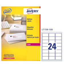 AVERY 2400 ETICHETTE INDIRIZZI 63,5X33,9 L7159-100