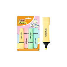 SET 4 EVIDENZIATORI BIC HIGHLIGHTER PASTEL