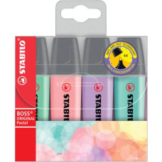 STABILO BOSS ORIGINAL PASTEL BLISTER EVIDENZIATORI 4 COLORI