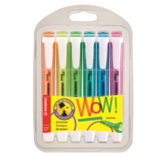 STABILO SWING COOL WOW CONF.PLASTICA  6 COLORI FLUO