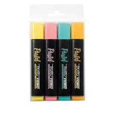 TRATTO VIDEO EVIDENZIATORE PASTEL ASTUCCIO 4 COLORI PASTELLO