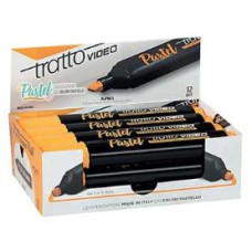 TRATTO VIDEO EVIDENZIATORE PASTEL  ARANCIO MANDARINO