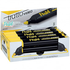 TRATTO VIDEO EVIDENZIATORE PASTEL CF.12 PZ ROSA ALBICOCCA