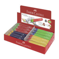 FABER CASTELL GOMMA TRI CONF.24 COLORI ASSORTITI