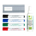 STARTER KIT PER LAVAGNA BIANCA Q-CONNECT 4 PENNARELLI ASS. CANCELLINO PELABILE