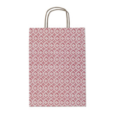 BORSA SHOPPER ALLEGRA IN CARTA ERBA FORMATO 16X8X21 CM - CONF. 25 PZ
