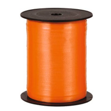 ROTOLO NASTRO PER PACCHI REGALO LISCIO ARANCIO 10MMX250MT