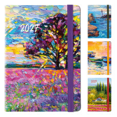 AGENDA 2027 PAINTING A QUADRETTI 10,5X14,8 CM CON ELASTICO
