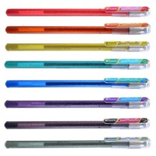 PENTEL HYBRID DUAL METALLIC K110 GLITTER VERDE BLU