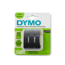 DYMO NASTRO RILIEVO BIANCO/NERO VINILE 9 MM
