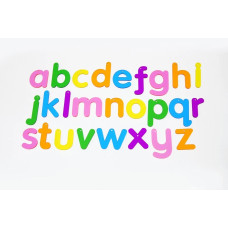SET 26 LETTERE IN PLASTICA TRASPARENTI