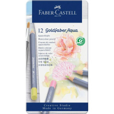 FABER CASTELL ASTUCCIO.12 MATITE GOLDFABER AQUA PASTEL