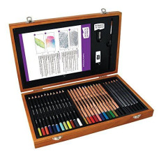 DARWENT ACADEMY SET COLORI ARTE SCATOLA IN LEGNO