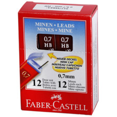 FABER CASTEL ASTUCCIO 12 MINE 2H 0,5MM CONF.12 ASTUCCI