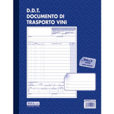 BLOCCO DOCUMENTO DI TRASPORTO VINI O.C.L. 50X3 COPIE