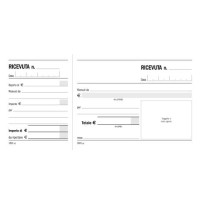 Blocco ricevute generiche madre/figlia 100fg uso mano cf.5