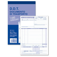 DDT MITTENTE DESTINATARIO VETTORE 3 COPIE 14X21 FORMATO A5