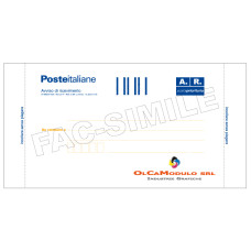 CARTOLINE AVVISO DI RICEVIMENTO RISCOSSIONE POSTA PRIORITARIA