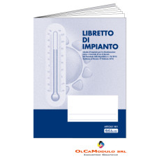 LIBRETTO DI IMPIANTO (ALL.1) CONF.20 PEZZI