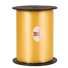 ROTOLO NASTRO PER PACCHI REGALO LISCIO GIALLO 10MMX250MT