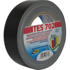 NASTRO ADESIVO IN TELA TES 702 SYROM FORMATO 38 MM X 25 M - MATERIALE TELA PLASTIFICATA NERO