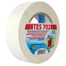 NASTRO ADESIVO IN TELA TES 702 SYROM FORMATO 38MM X 25 M - MATERIALE TELA PLASTIFICATA BIANCO 