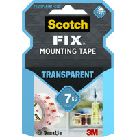 3m scotch fix nastro biadesivo forte 19x1,5mt