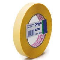 Nastro biadesivo Comet opp trasparente da 19 mm x 50 m in polipropilene senza solvente