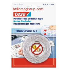 TESA NASTRO BIADESIVO TRASPARENTE 10 M X 12 MM