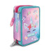 GIOTTO ASTUCCIO PORTAPENNE CANDY COMPLETO 3 ZIP FANTASIE ASSORTITE