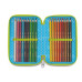 GIOTTO ASTUCCIO PORTAPENNE CANDY COMPLETO 3 ZIP FANTASIE ASSORTITE