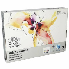 CONFEZIONE WINSOR NEWTON MIXED MEDIA ACQUERELLO COTMAN 7 PEZZI
